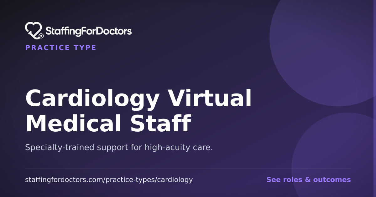 Dominic Raco Cardiologist Cardiology Virtual Medical Staff | Staffing For Doctors