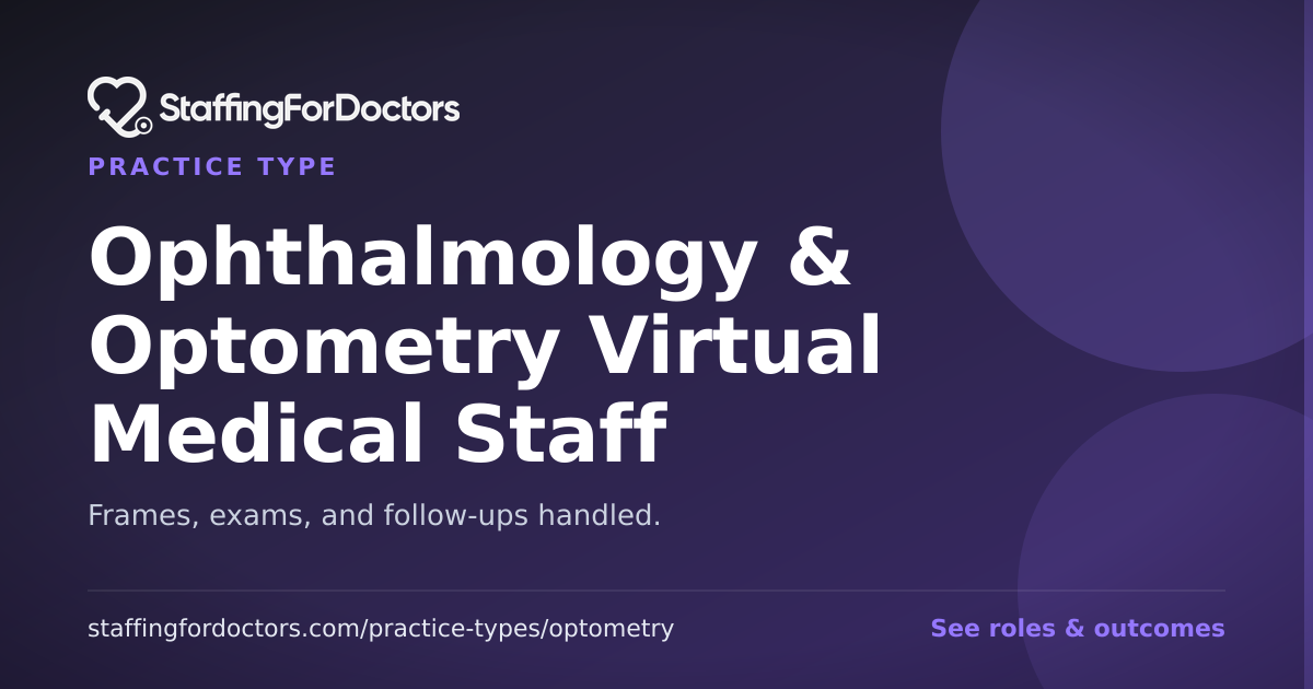 Veh Optometry Ophthalmology & Optometry Virtual Medical Staff