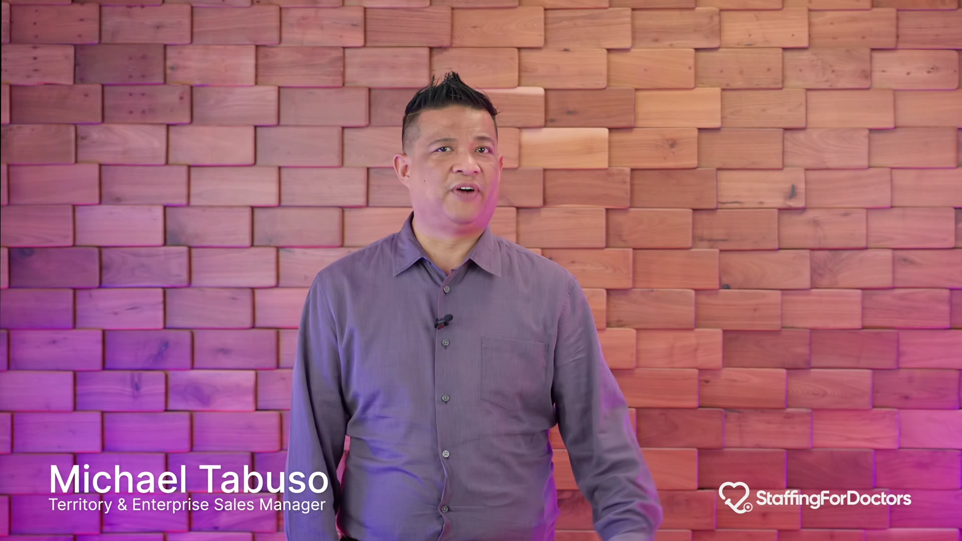 Practice advice video from Michael Tabuso, Director of Account Growth at Staffing For Doctors